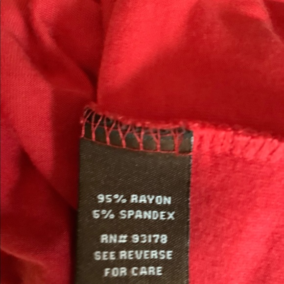 Red Adrienne Vittadini Shirt - Picture 4 of 4